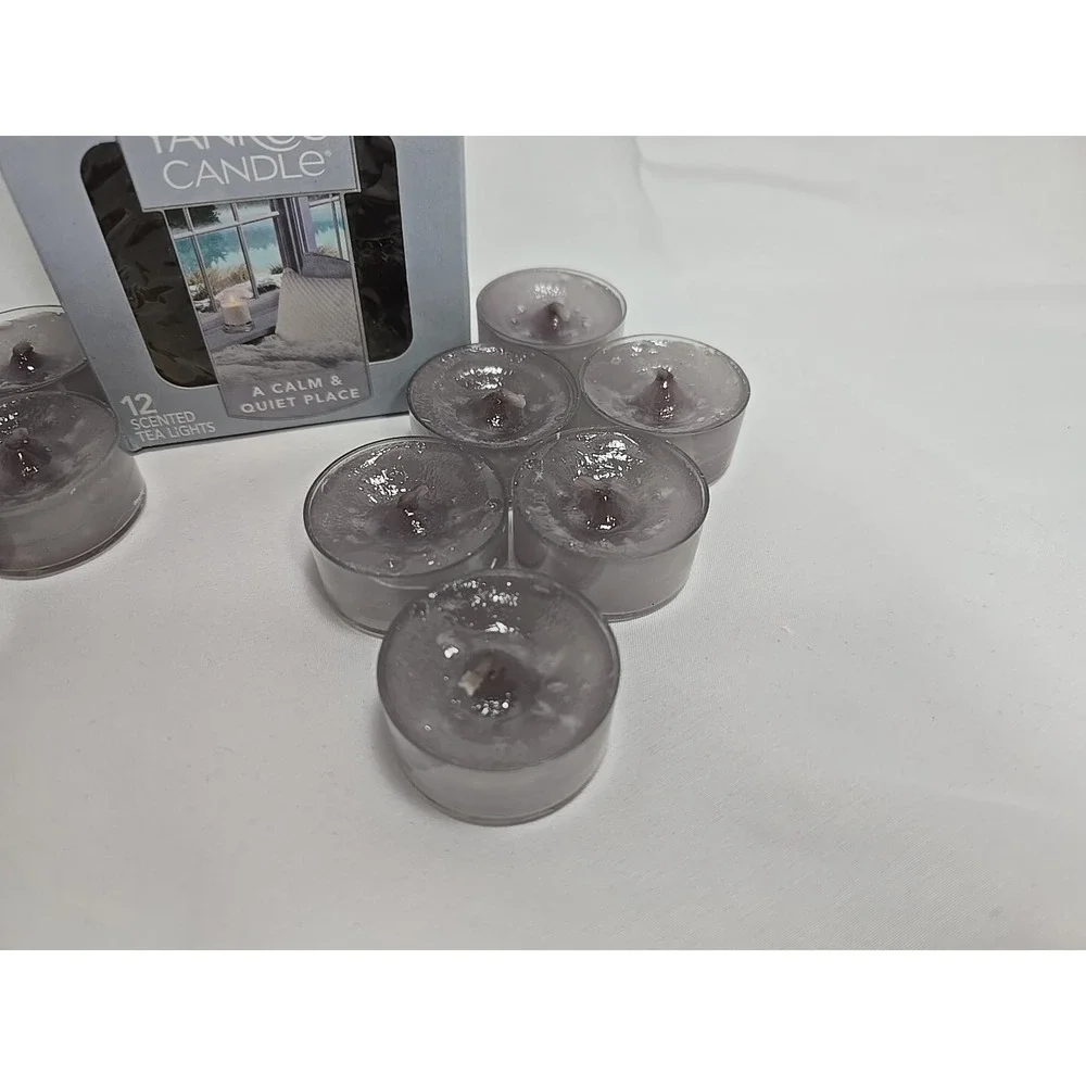 YANKEE CANDLE‎ A Calm & Quiet Place New Box of 12 Tea Lights - 1577167 - 2017